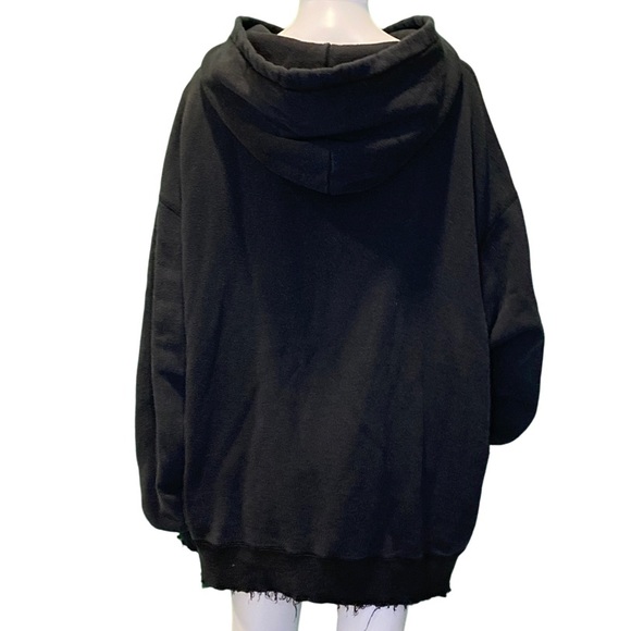 NWT R13 Black Vintage Hoodie - Sz M - Picture 4 of 9